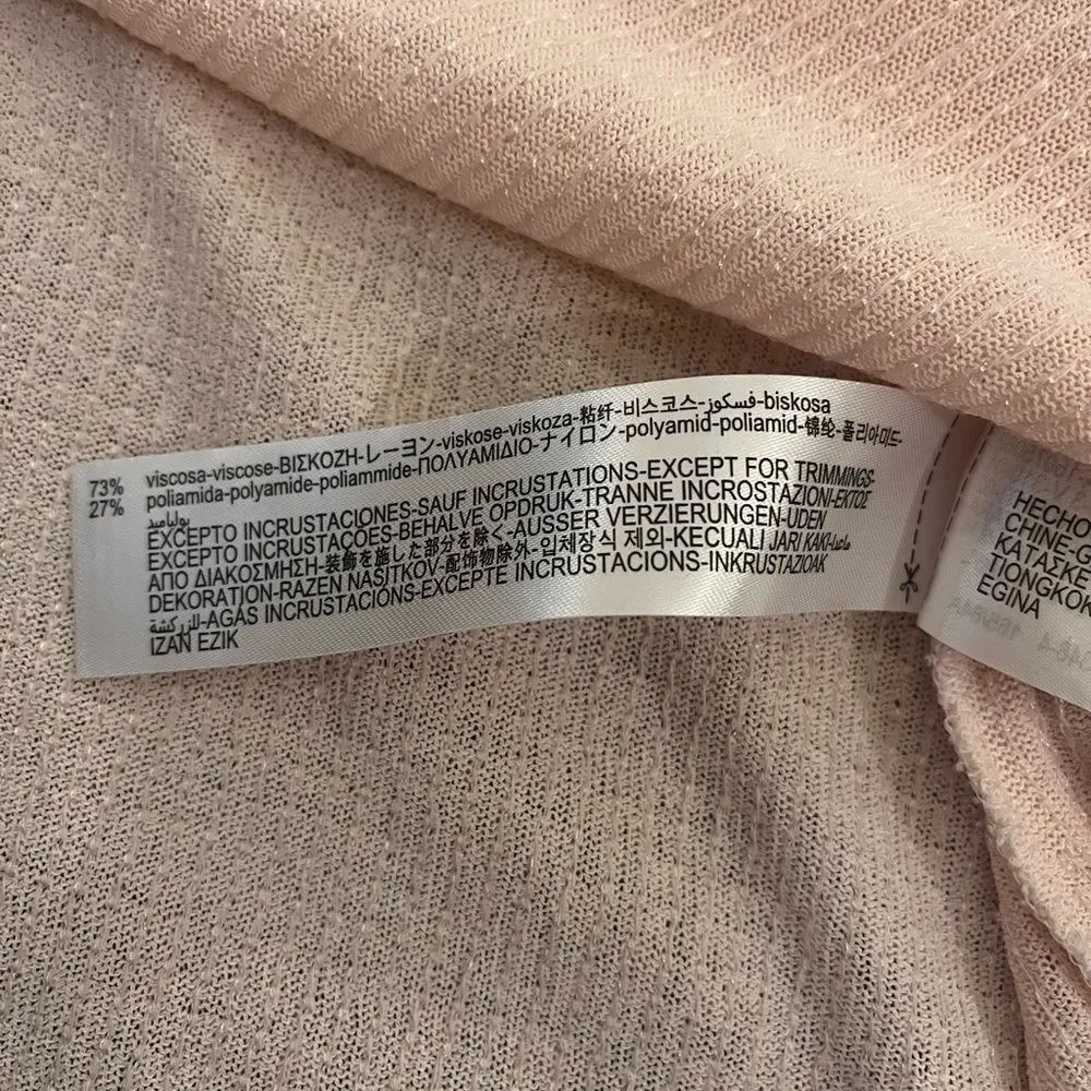 ZARA Pink Sequin Midi Dress - Picture 11 of 13